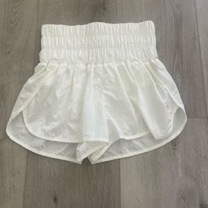 free people white workout shorts